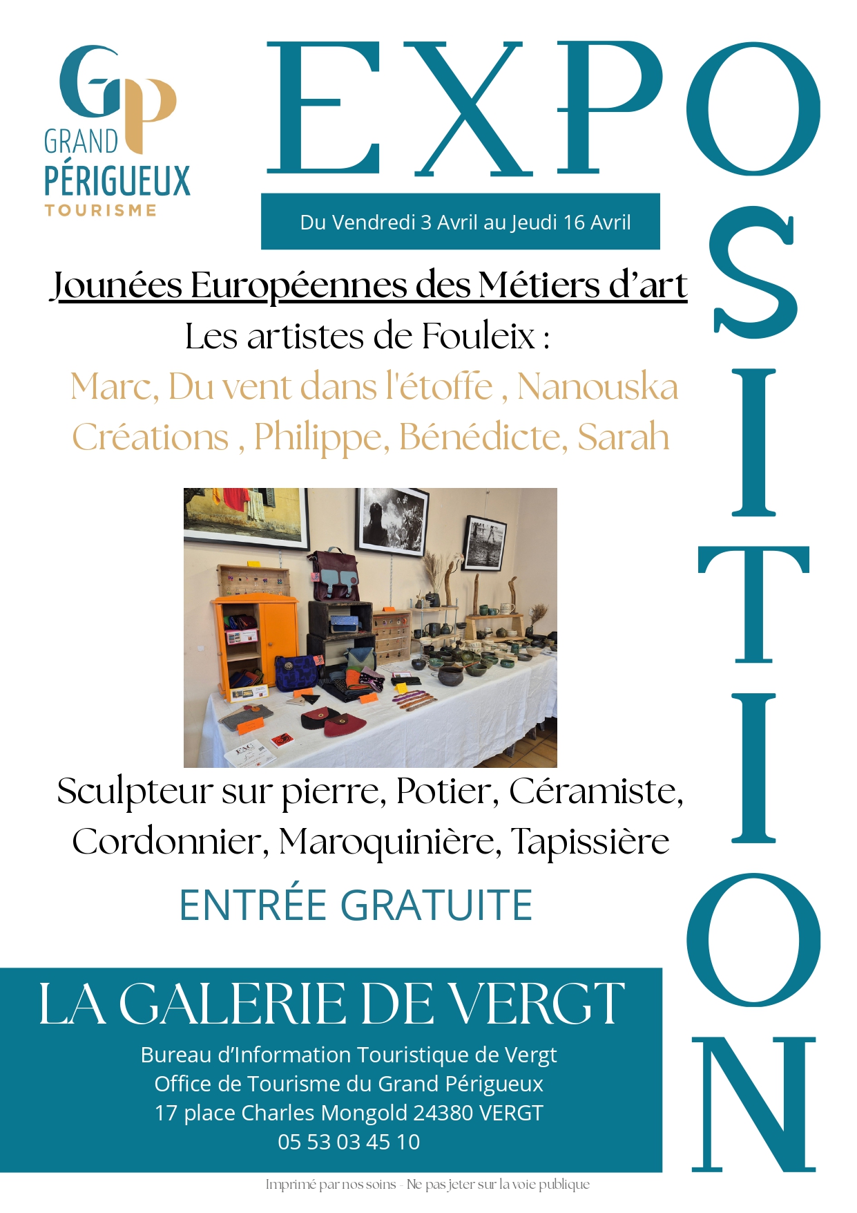 Exposition Journées Européennes des Métiers d'art
