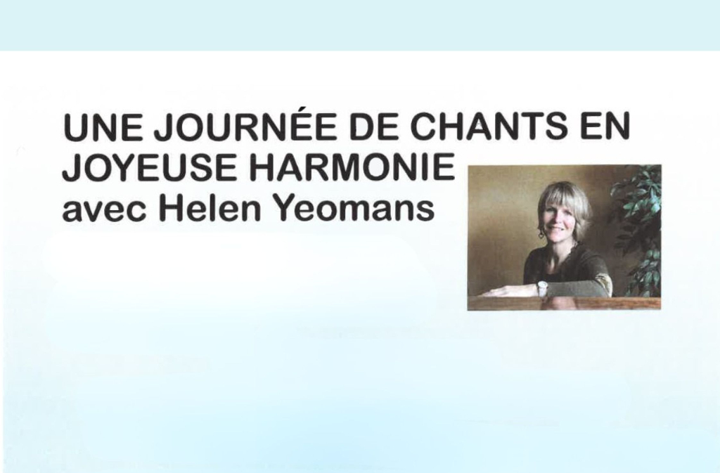 Journée de chants — visuel événement