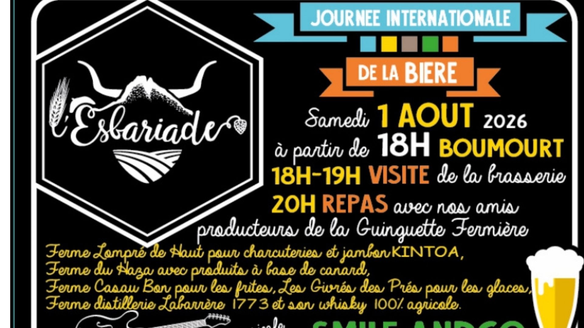 Soirée : journée internationale de la bière