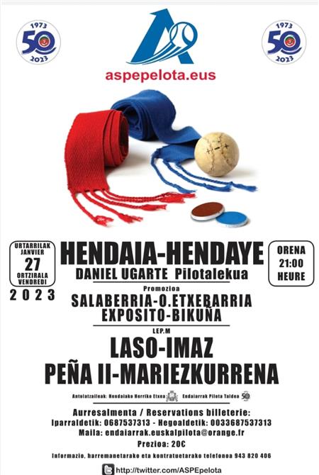 Pelote basque : Main nue - 2 à 2 Pelote basque : Main nue - 2 à 2