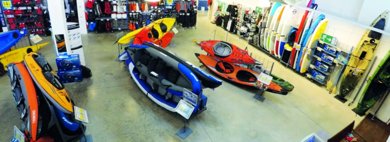 Kayaks water sports center by decathlon