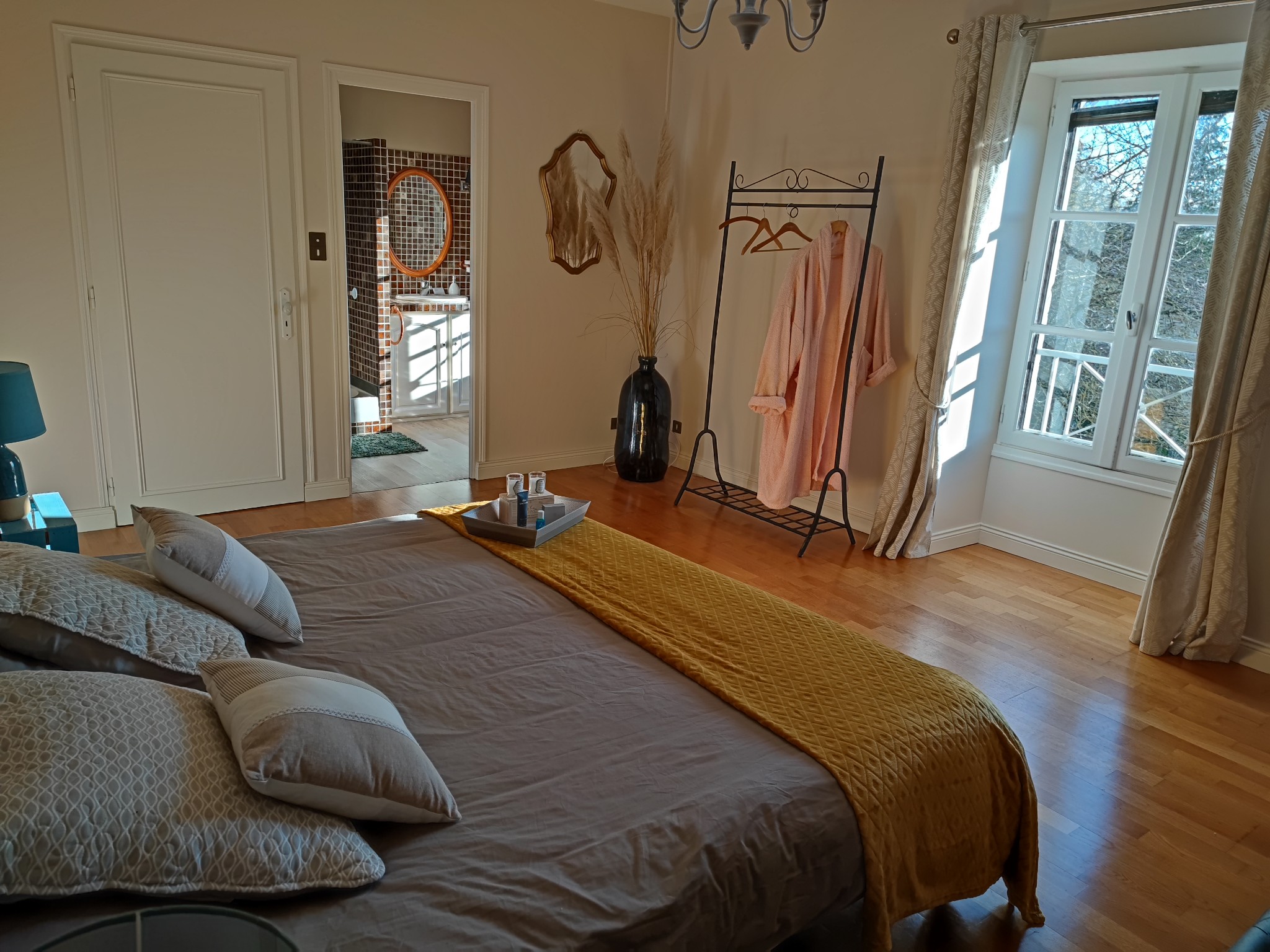 Le Clos de la Huppe -  Suite familiale chambre parentale