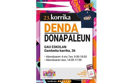 Vente de vêtements Korrika Vente de vêtements Korrika