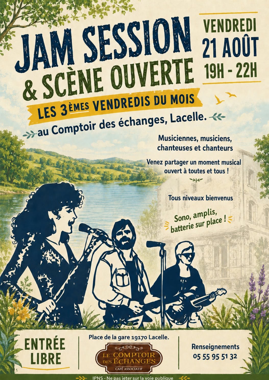 Le Comptoir des Echanges : Jam session & scène ouverte