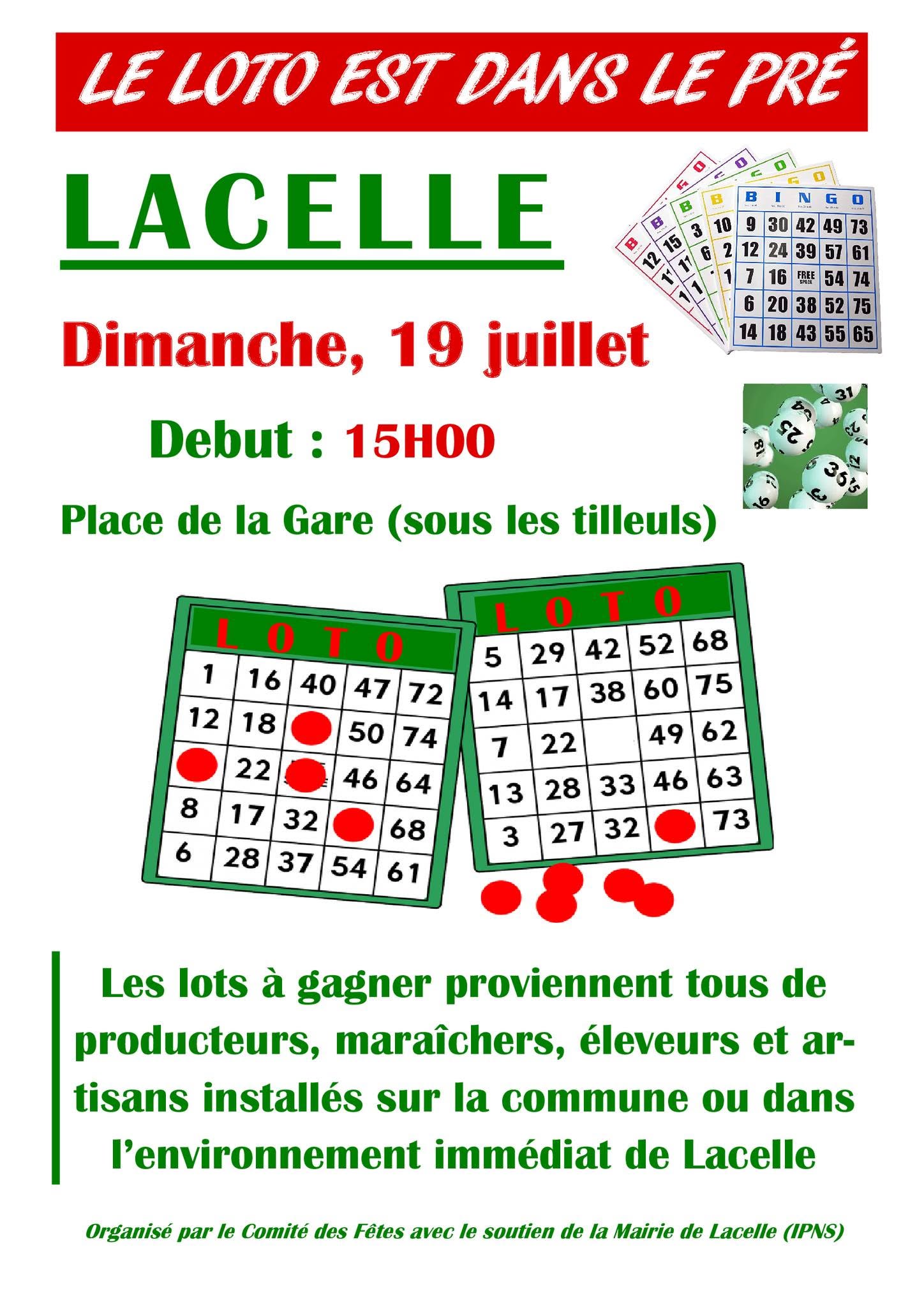 Le Loto est dans le pré