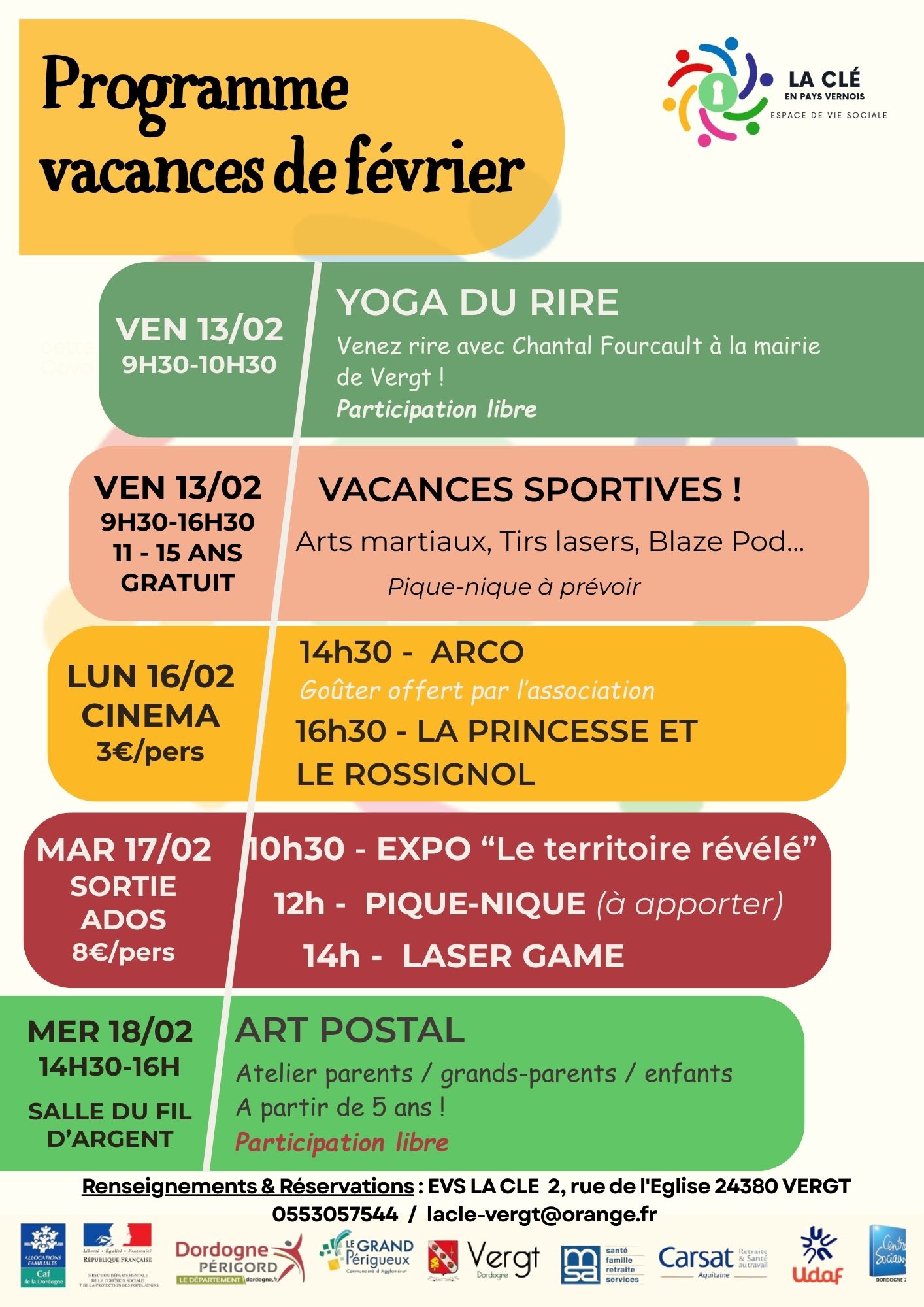 Animations LA CLE