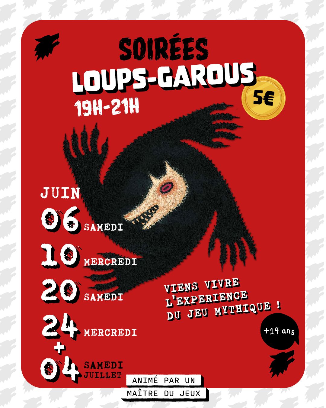 Soirées Loups-Garous — visuel événement
