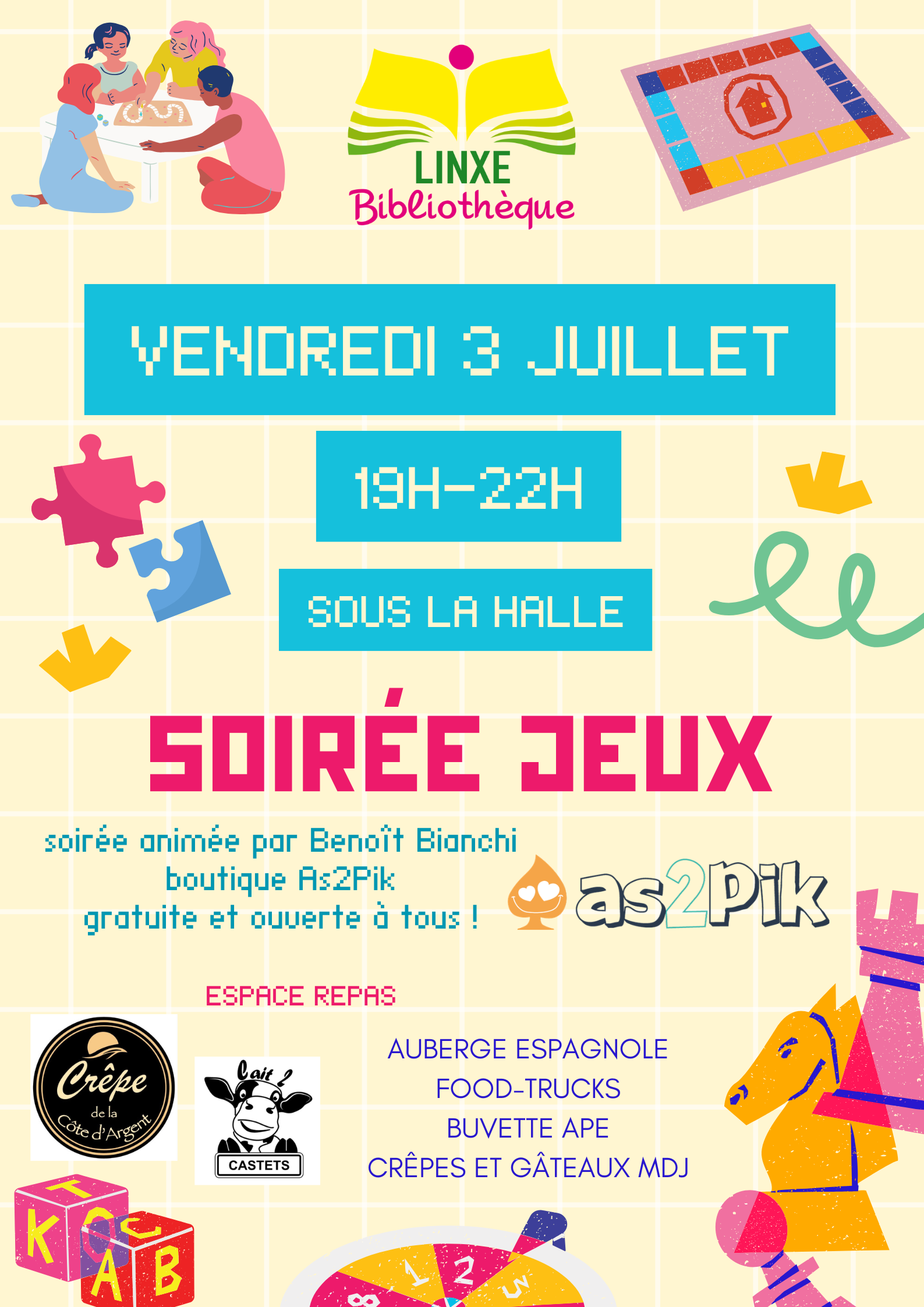 Soirée jeux de société