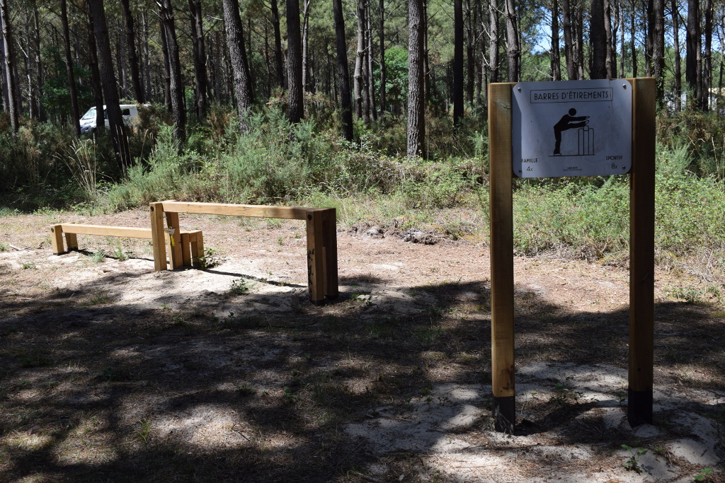 Parcours de santé en forêt