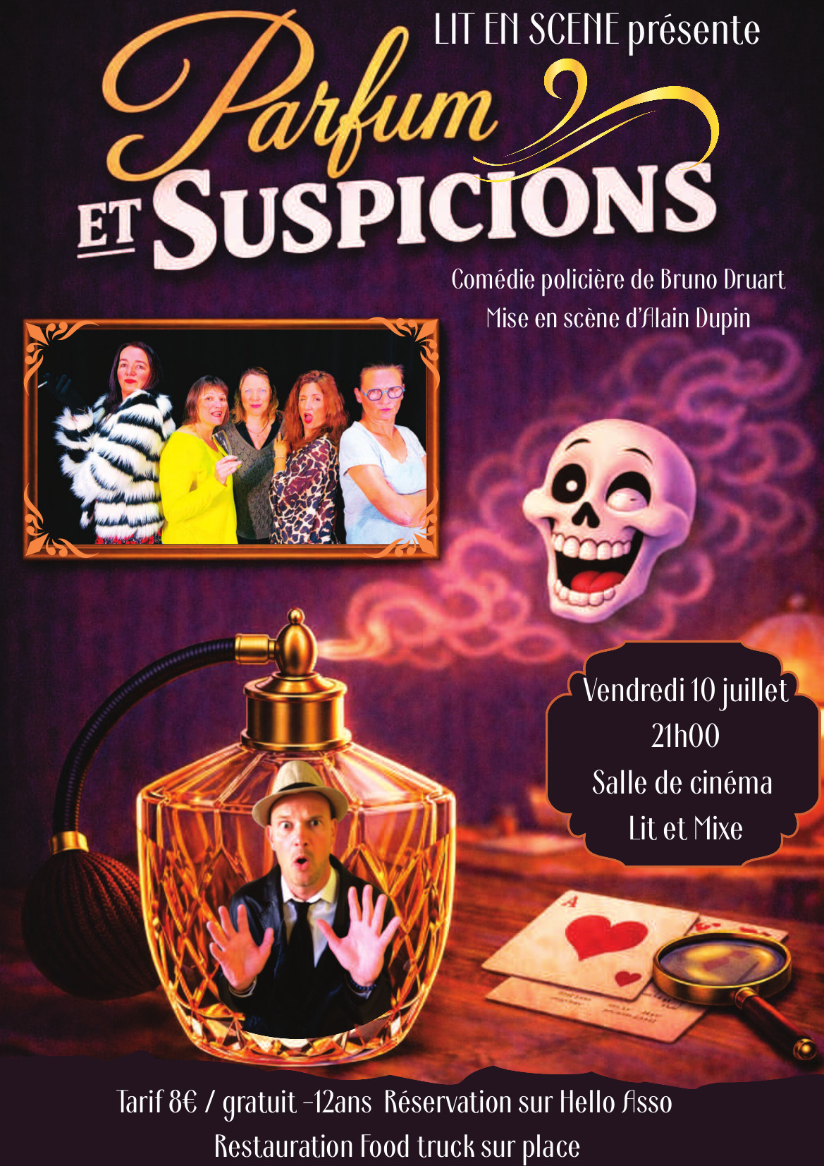 Théâtre "Parfum et suspicions"