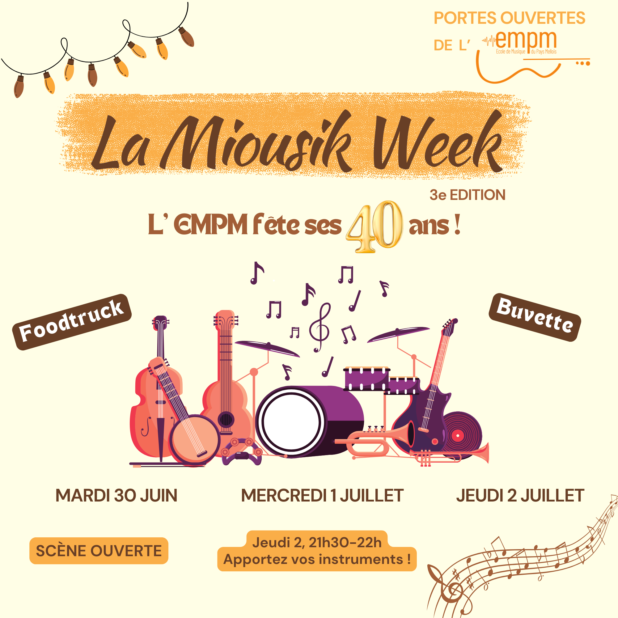 La Miousik Week · 3e édition