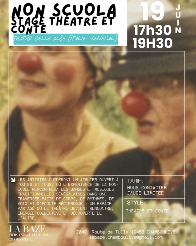 Non Scuola- stage théatre et conte