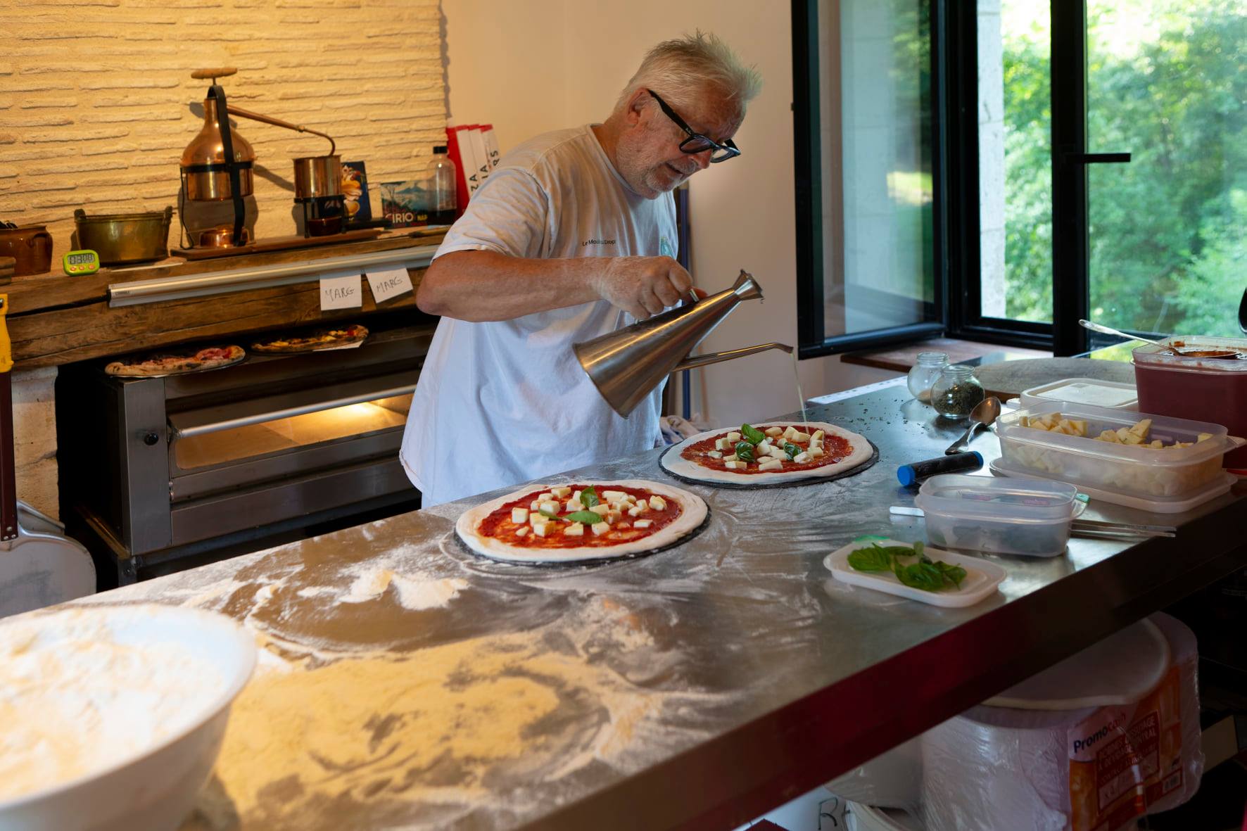 Atelier de confection de Pizzas à la Cucina di Gian Franco, Monteton - photo 2