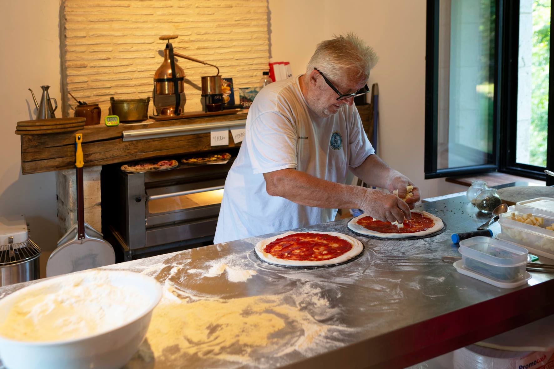 Atelier de confection de Pizzas à la Cucina di Gian Franco, Monteton - photo 8