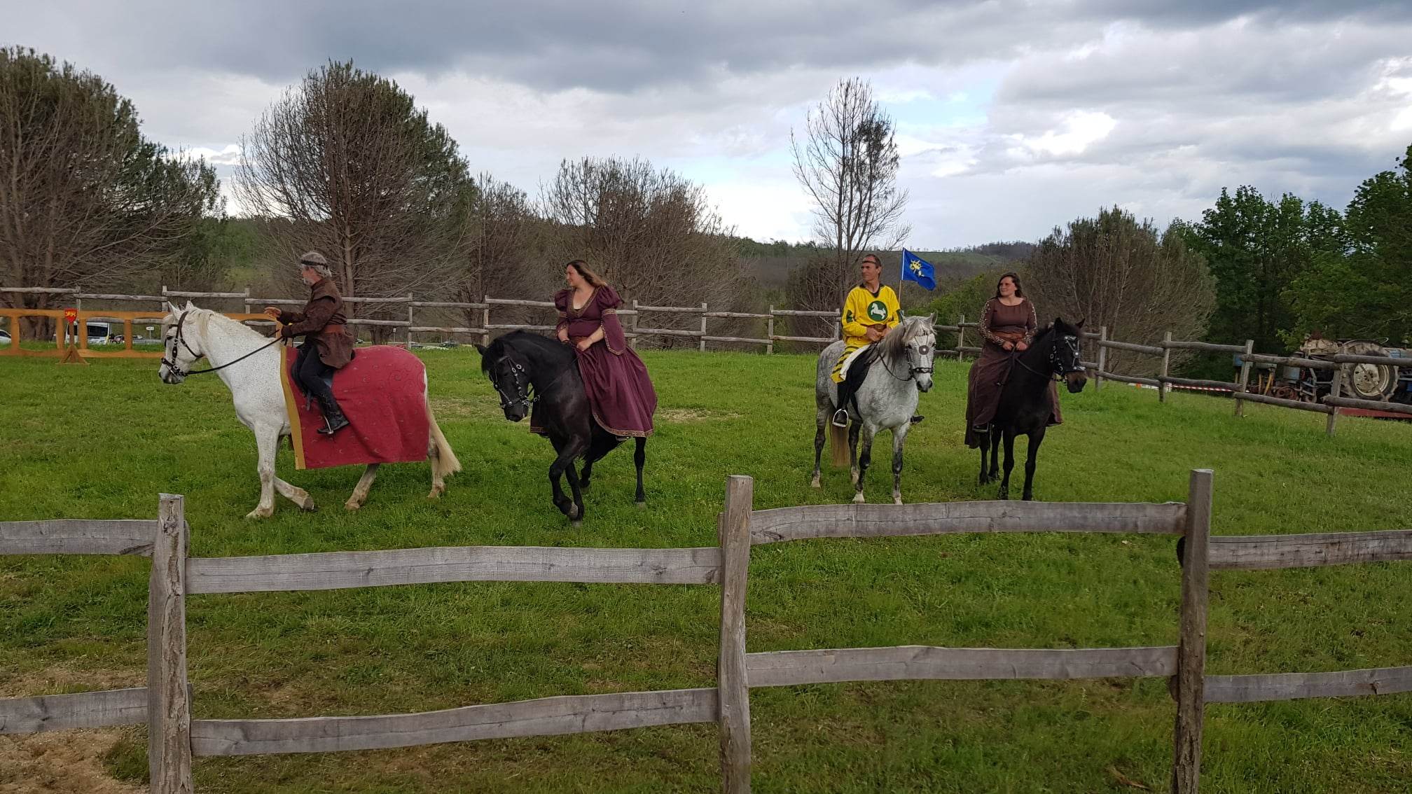Châteaux en Fête - Spectacle Equestre au château de Saint-Aulaye