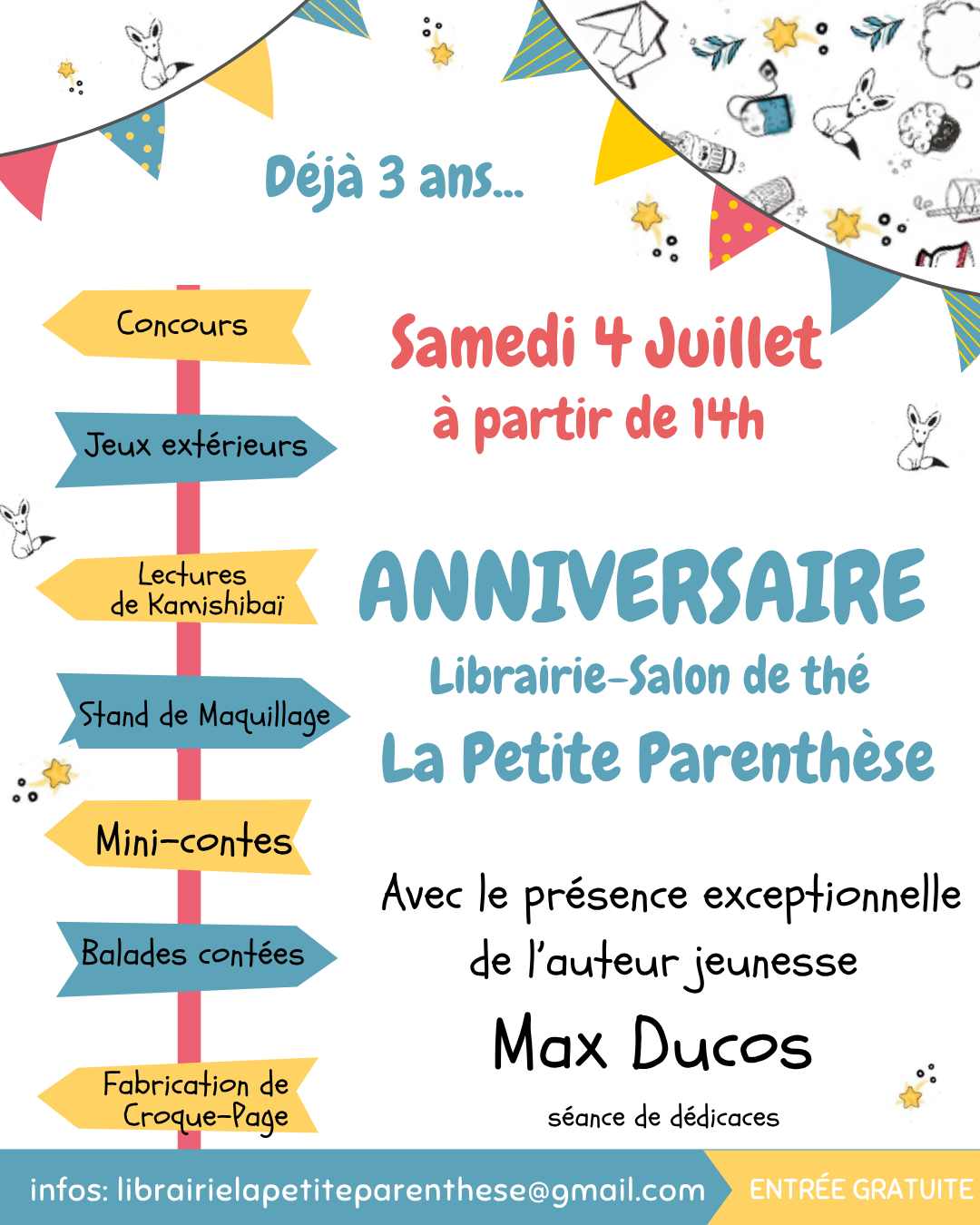 La Petite Parenthèse fête ses 3 ans !