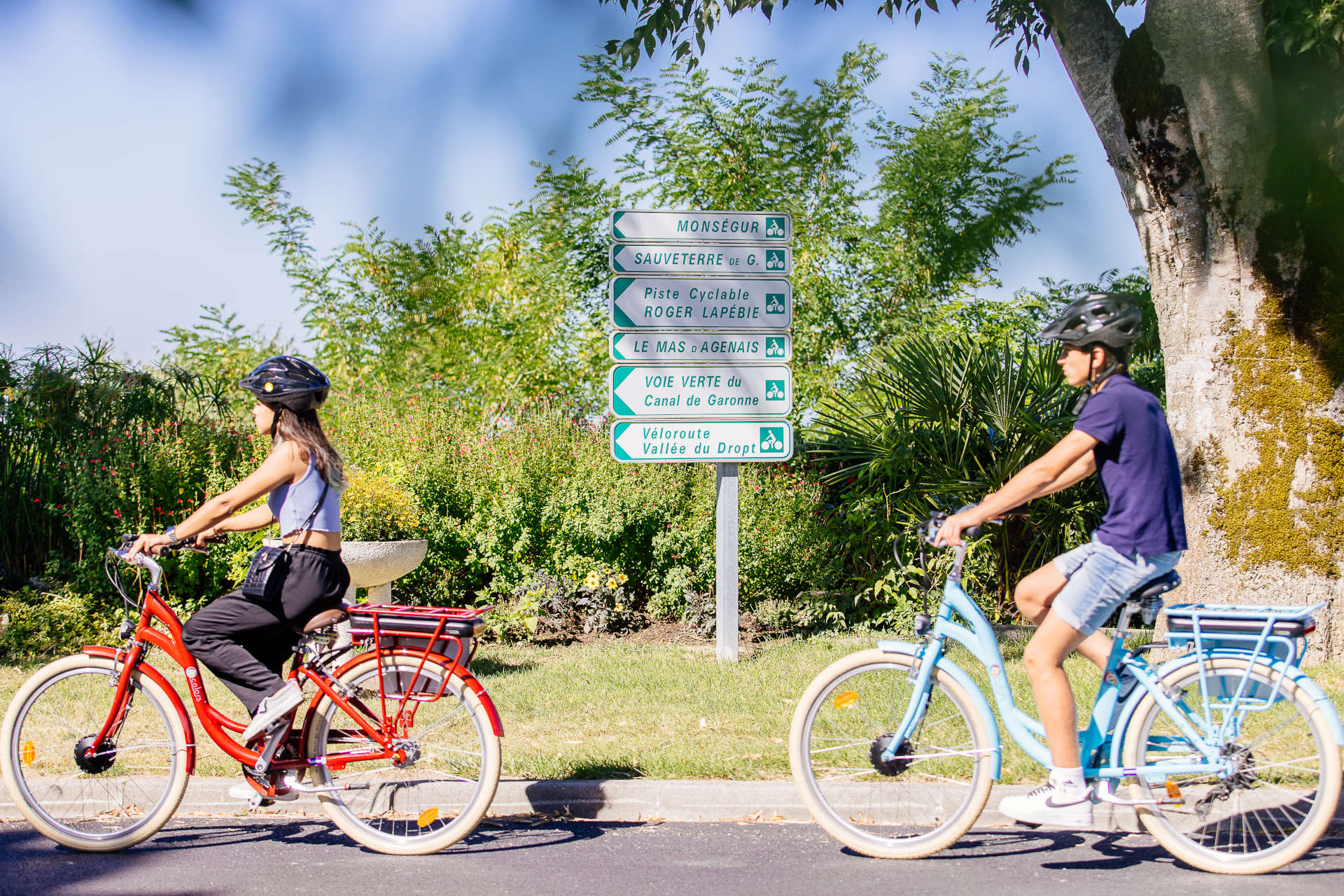 La Véloroute de la Vallée du Dropt en Lot-et-Garonne