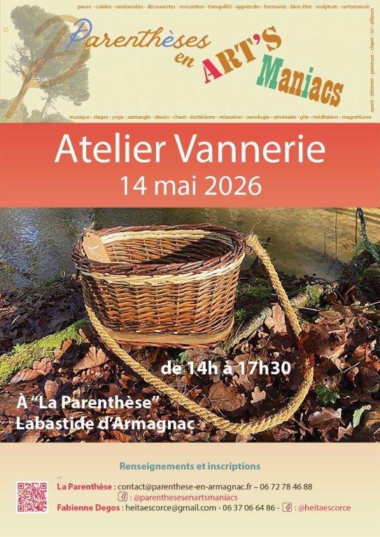 Atelier vannerie — visuel événement