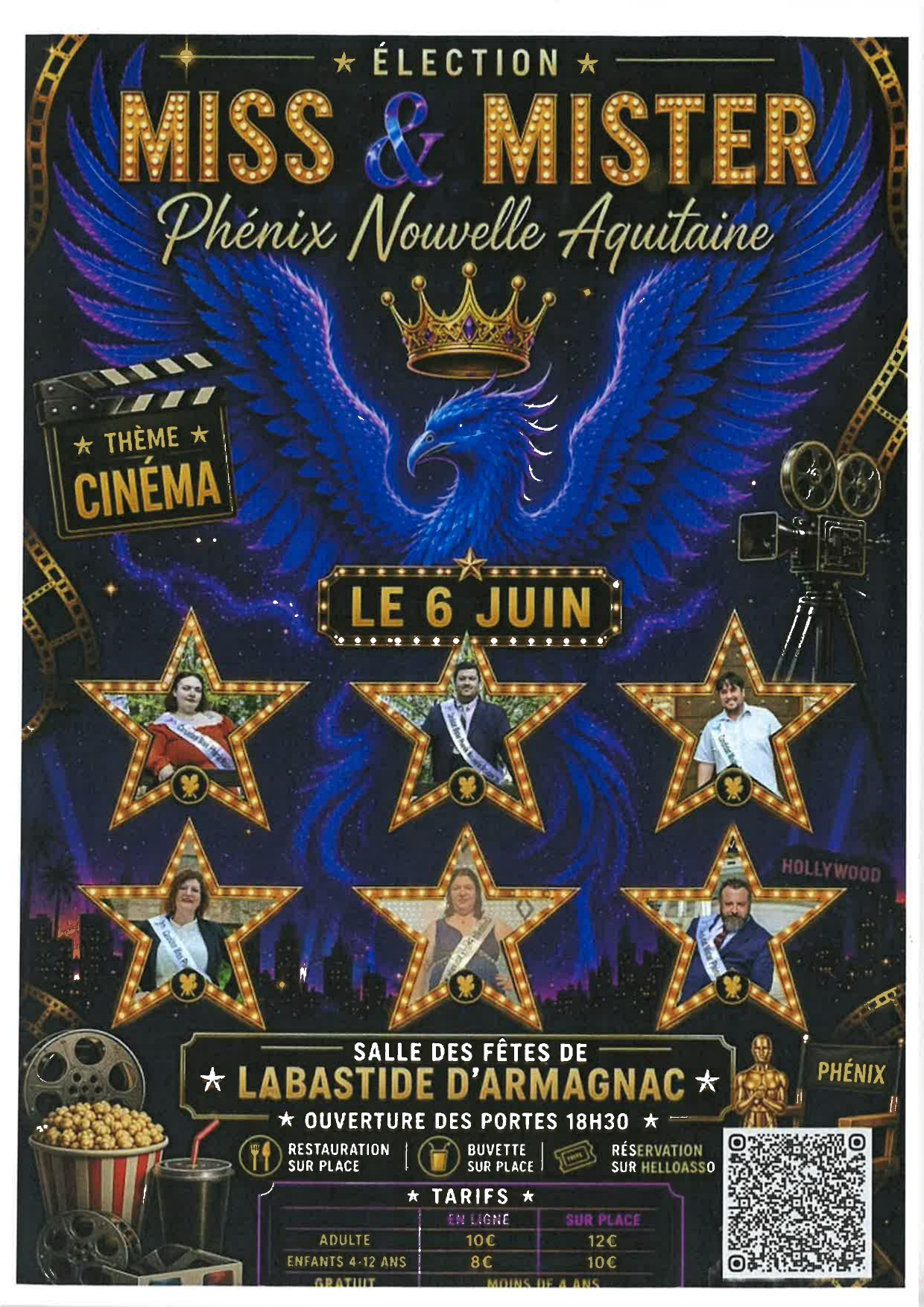 Élection Miss & Mister Phénix Nouvelle Aquitaine — visuel événement