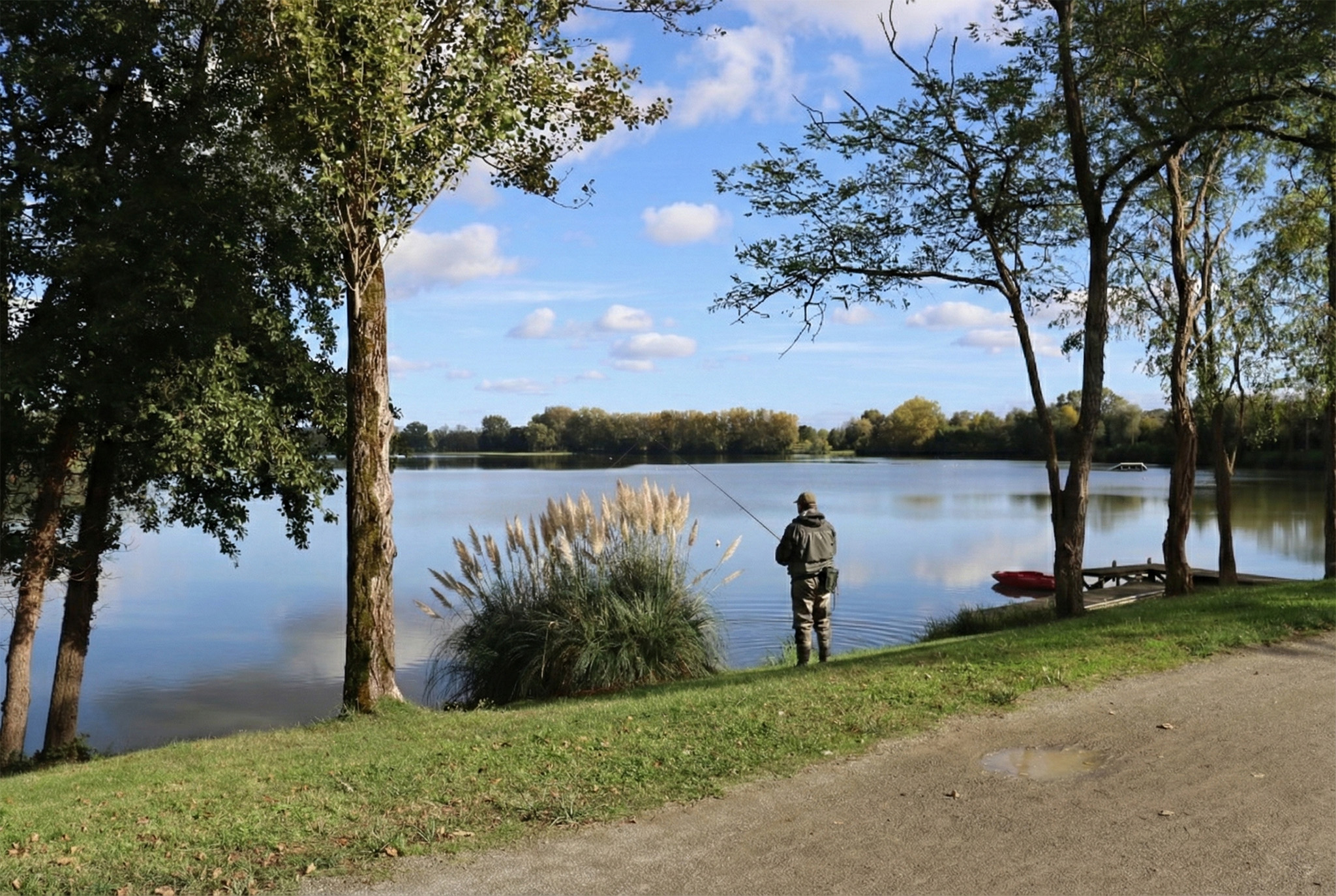Lac de la base de loisirs Orthez-Biron, Orthez