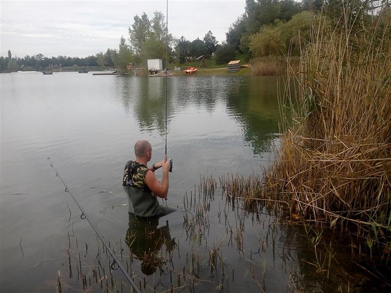 Pêche du lac de Sames