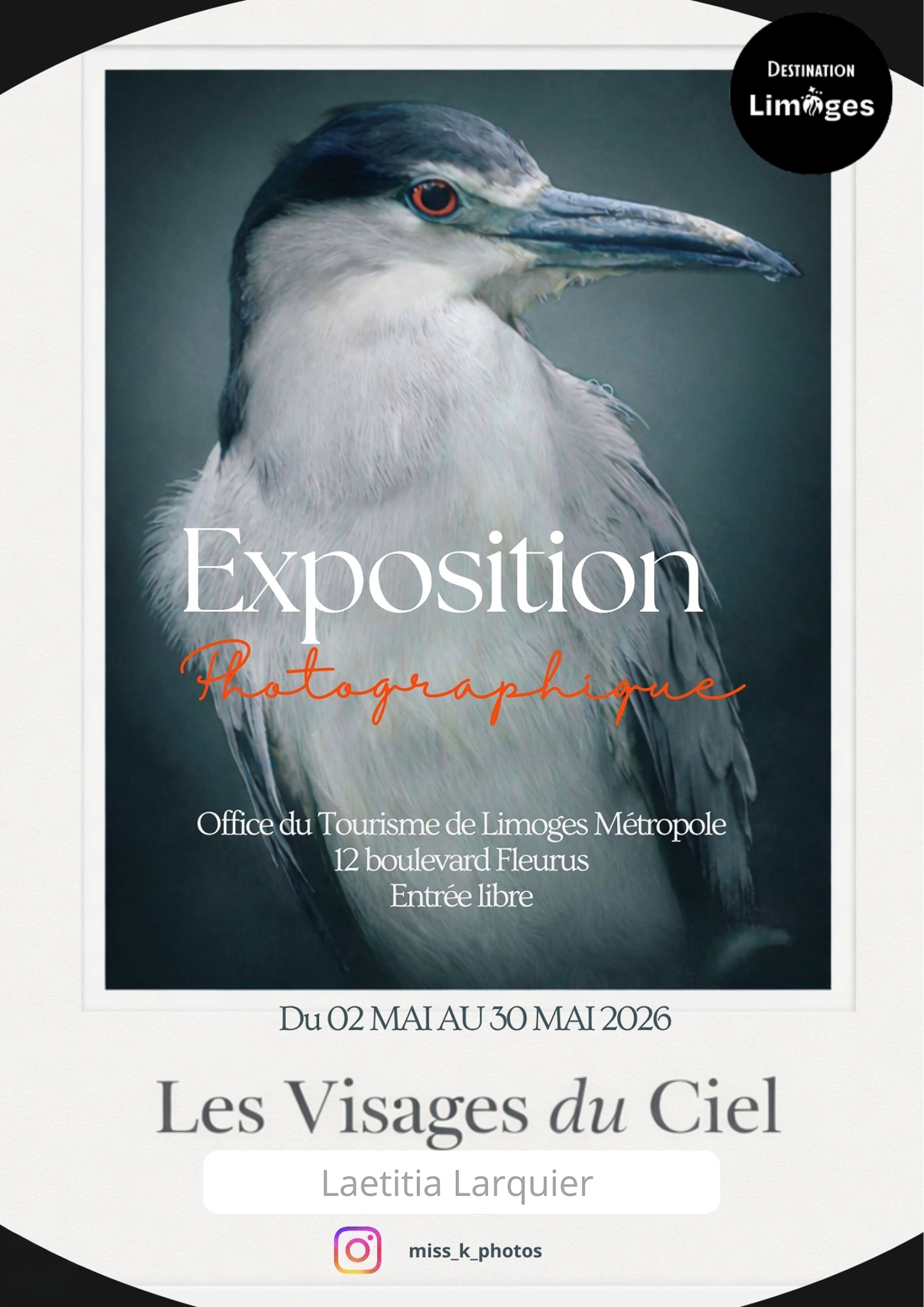 Exposition de photographies - Les Visages du Ciel - Laetitia LARQUIER, Limoges - photo 2