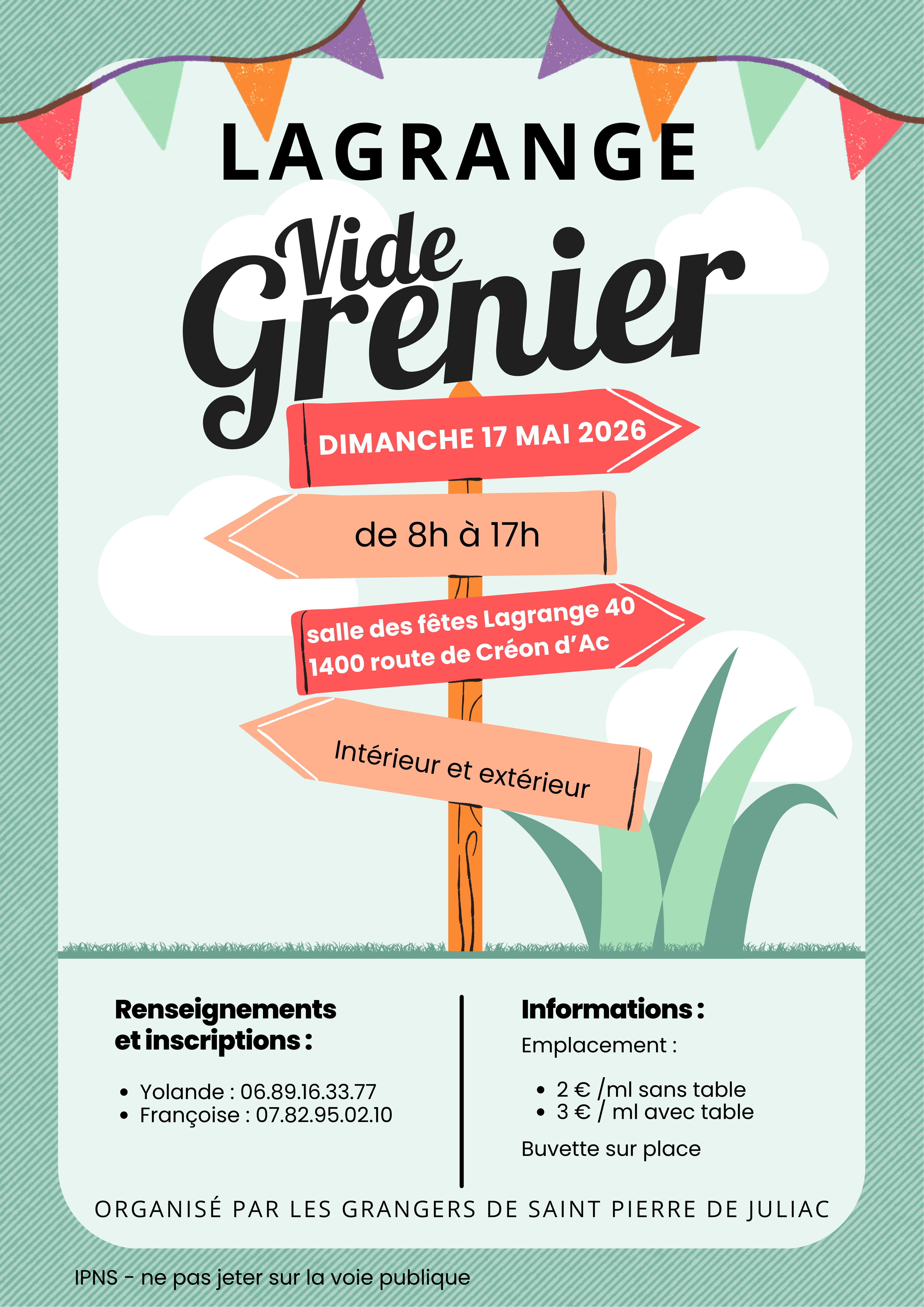 Vide grenier — visuel événement