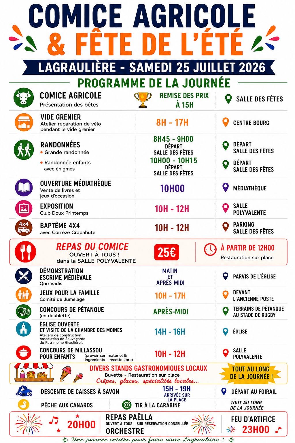 Comice agricole et fête de l'été