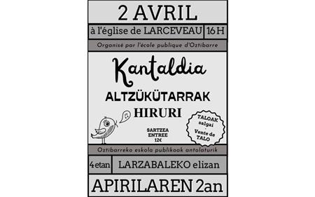 Kantaldi : Altzükütarrak + Hiruri Kantaldi : Altzükütarrak + Hiruri