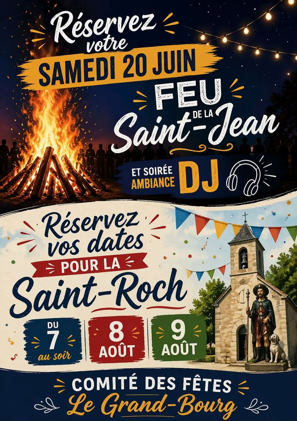 Feu de la Saint Jean — visuel événement