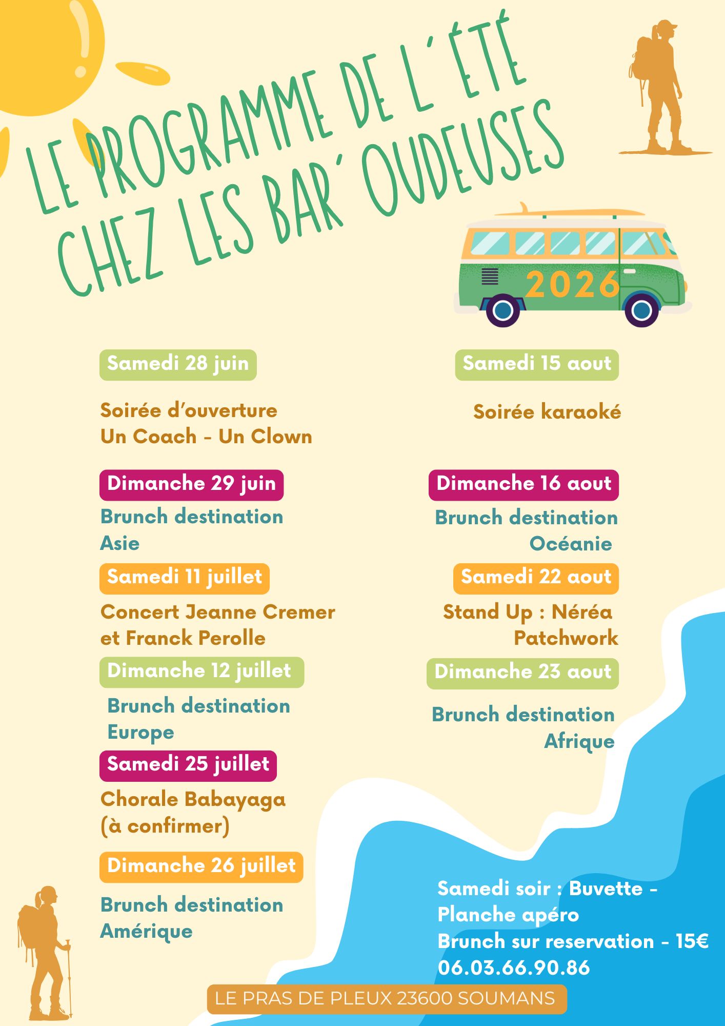 L'été chez les Bar'Oudeuses — visuel événement