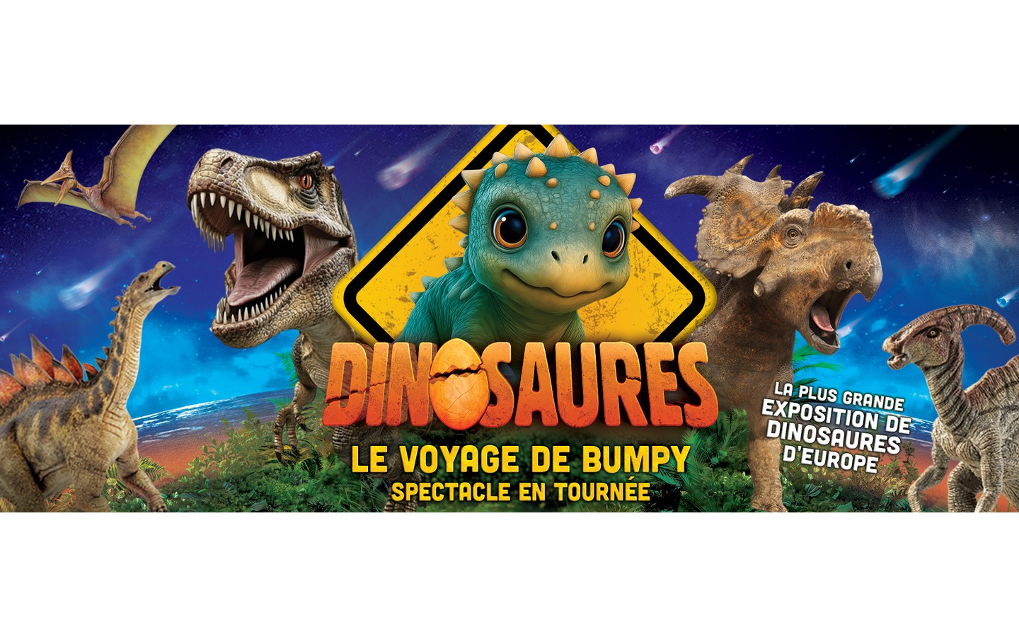 Le voyage de Bumpy - Exposition de dinosaures — visuel événement