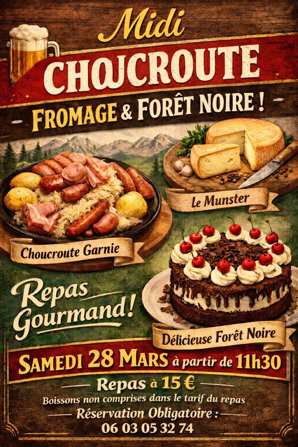 Repas Choucroute