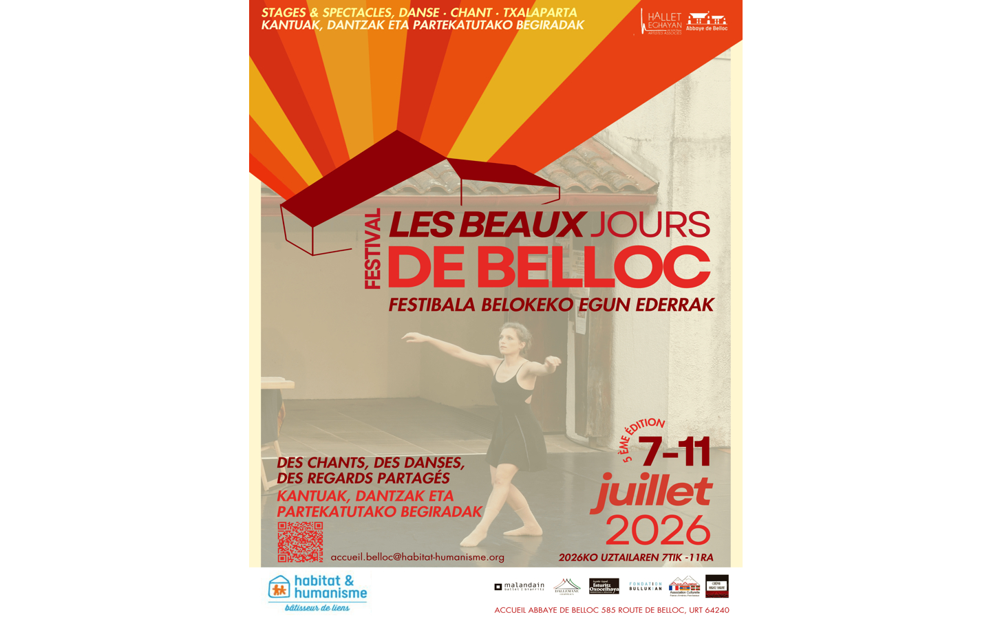 Les Beaux Jours de Belloc : danse, musique et poésie — visuel événement