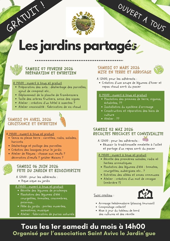 Les Jardins partagés par Saint Avive le Jardin'gue, Saint-Avit-Saint-Nazaire - photo 2