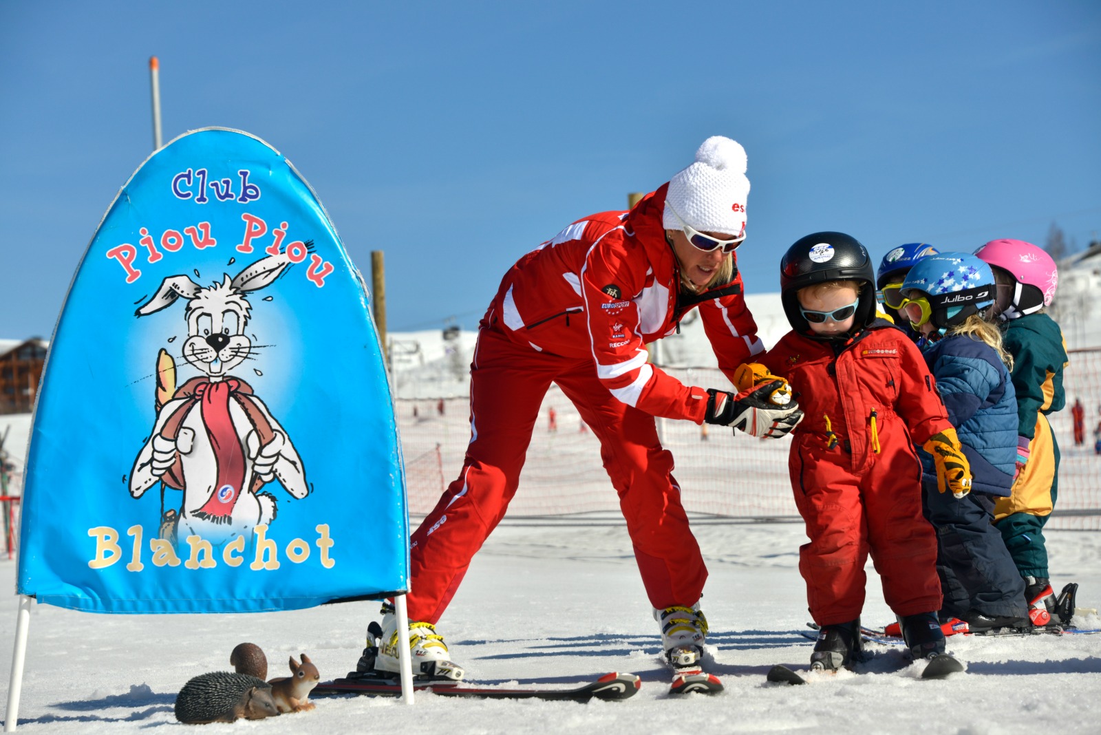 Cours ski petits : bébé et Club piou piou