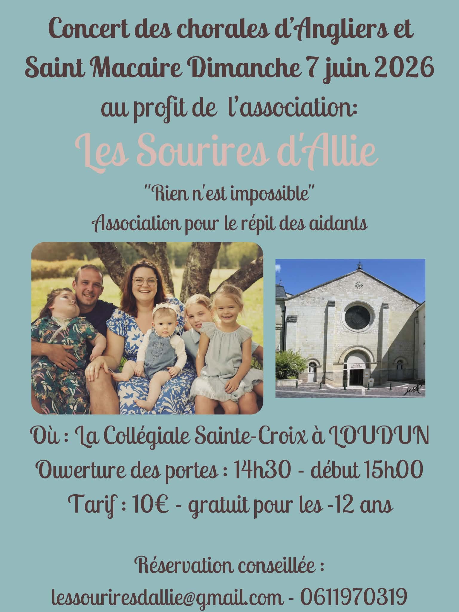 Concert au profit de l'association "Les Sourires d'Allie"