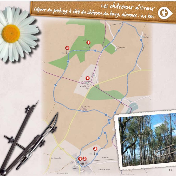 Les châteaux d'Oroux