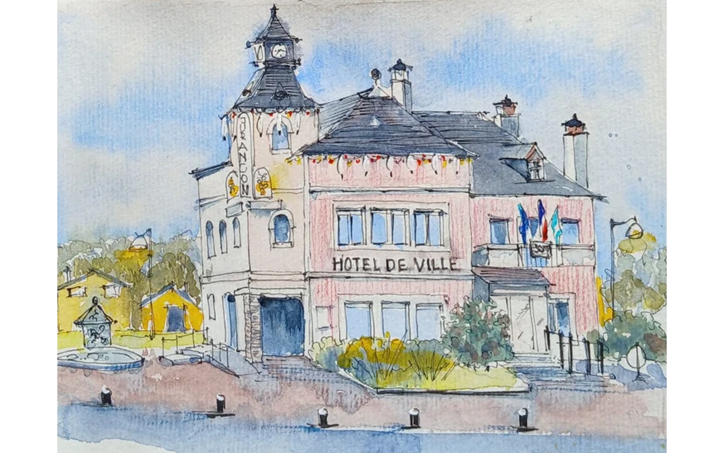 Exposition: Les croquis de Jurançon — visuel événement