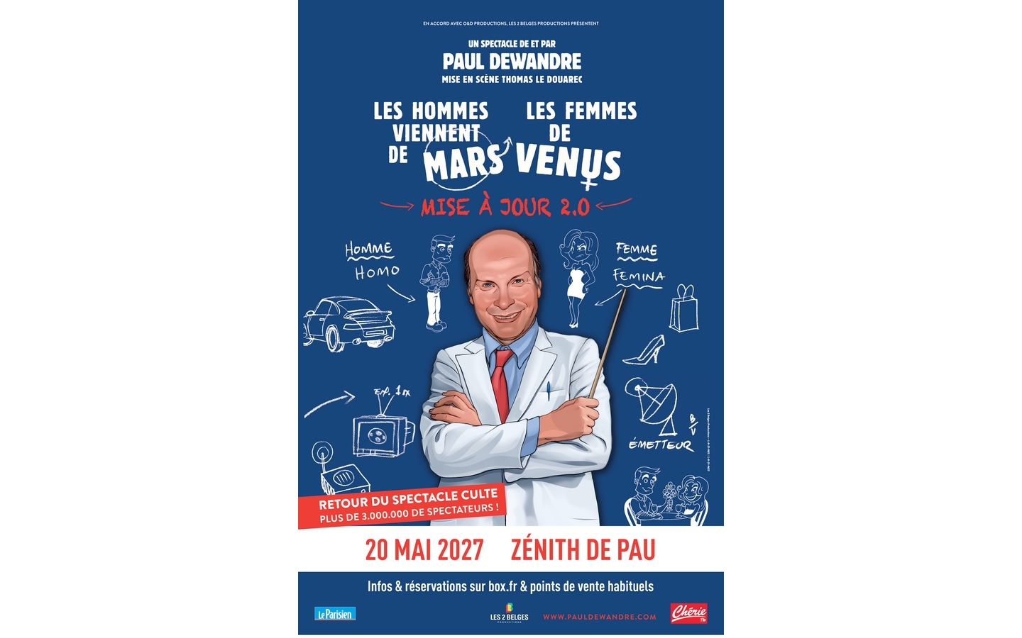 LES HOMMES VIENNENT DE MARS, LES FEMMES DE VENUS — visuel événement