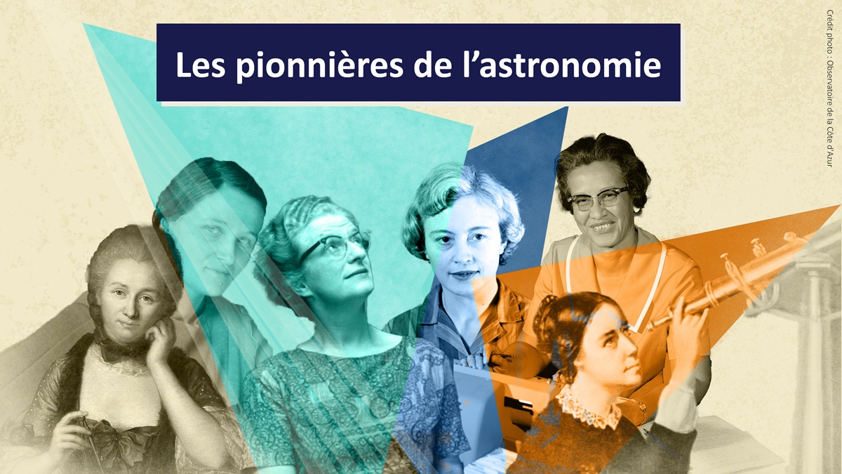 Les Pionnières de l'astronomie — visuel événement