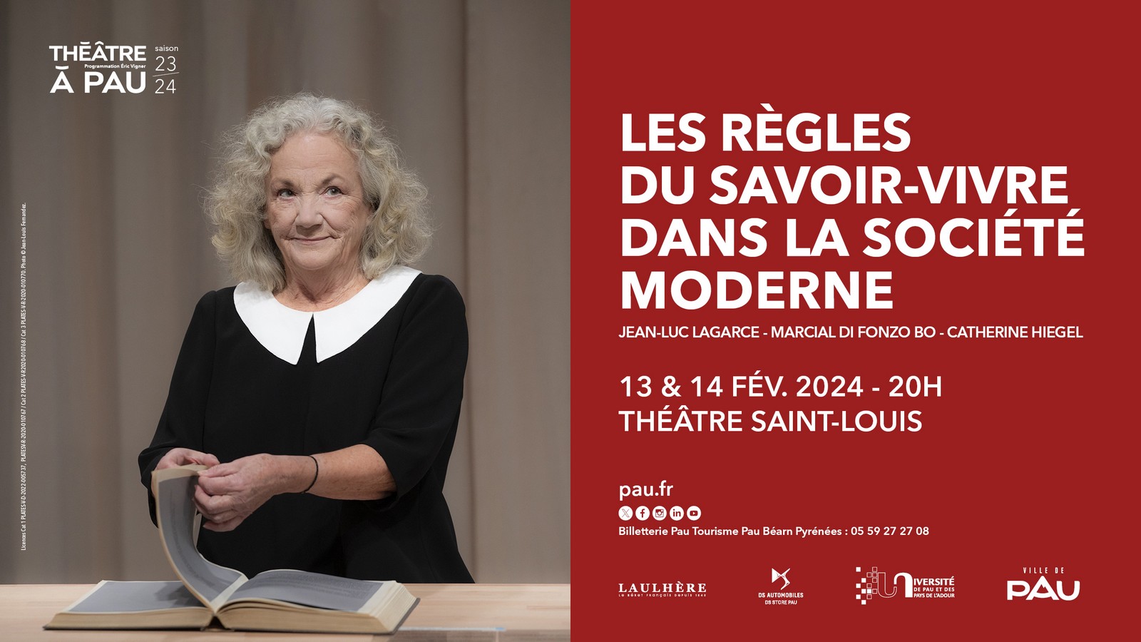 Saison Théâtre à Pau Les règles du savoirvivre dans la société moderne à PAU (64) Animations