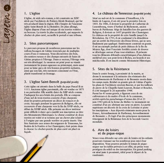 Les vallons bocagers de Gâtine, Lageon