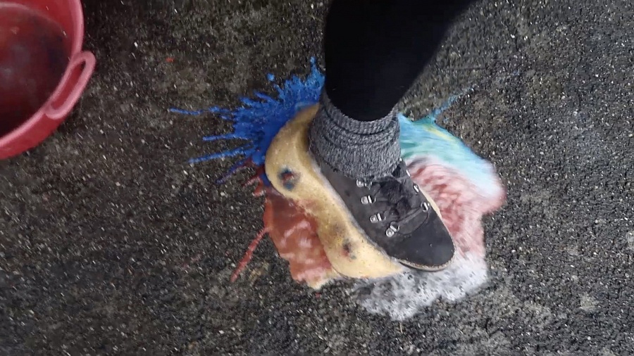 Exposition PARCC : "Liquid panic", vidéos de Augustin Rebetez