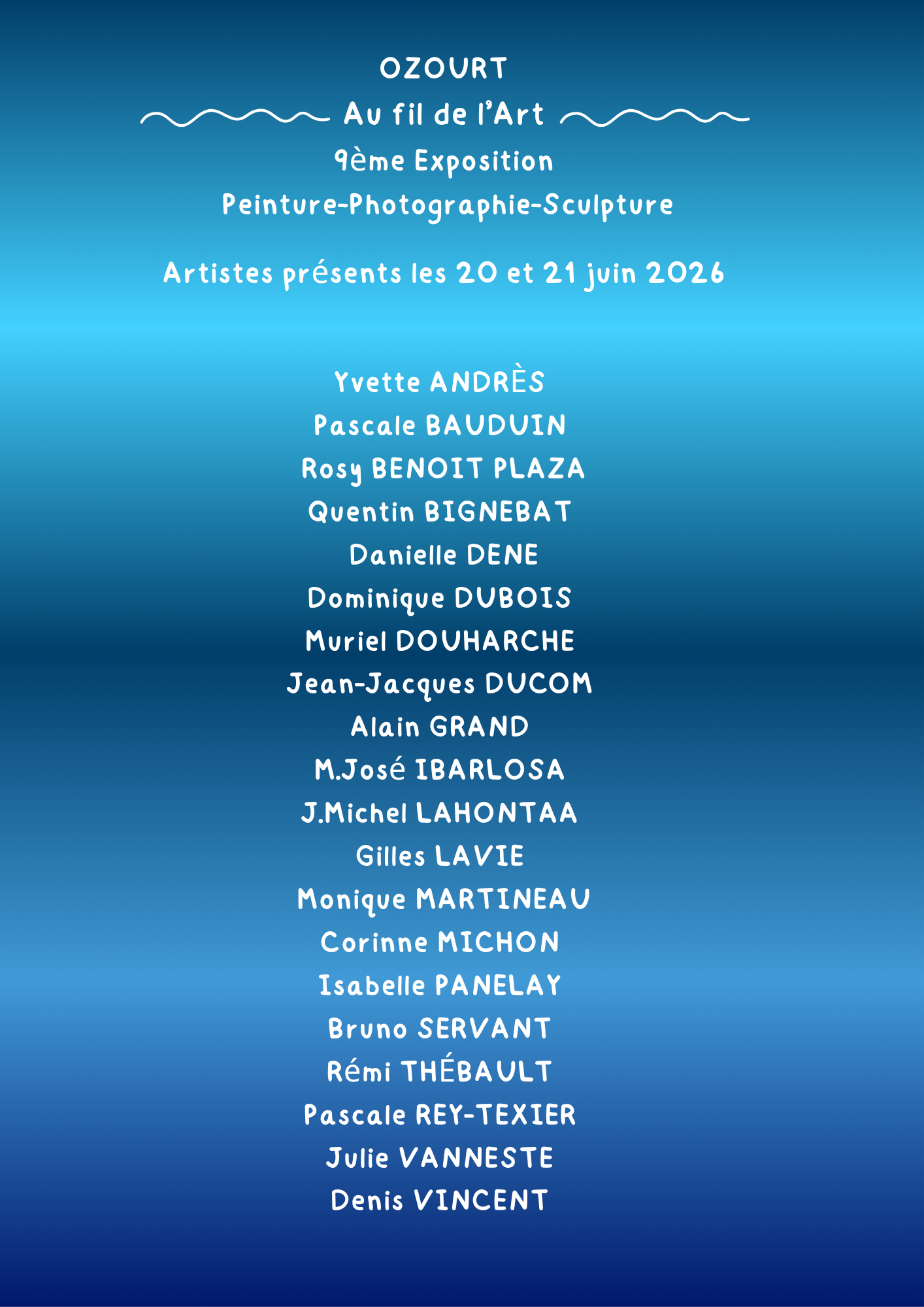 9ème Exposition Peinture - Photographie - Sculpture, Ozourt - photo 2