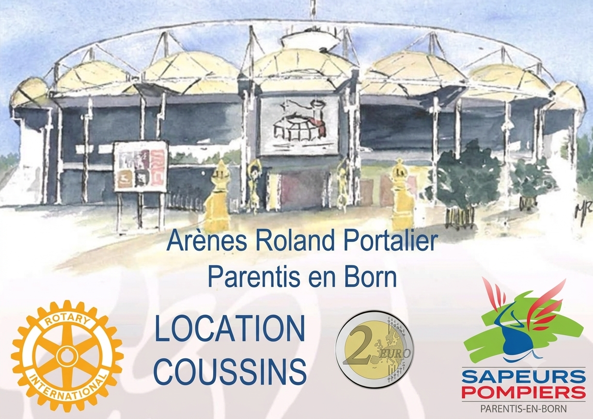 Location de coussins pour oeuvres du Rotray Club & Amicale Sapeur Pompiers