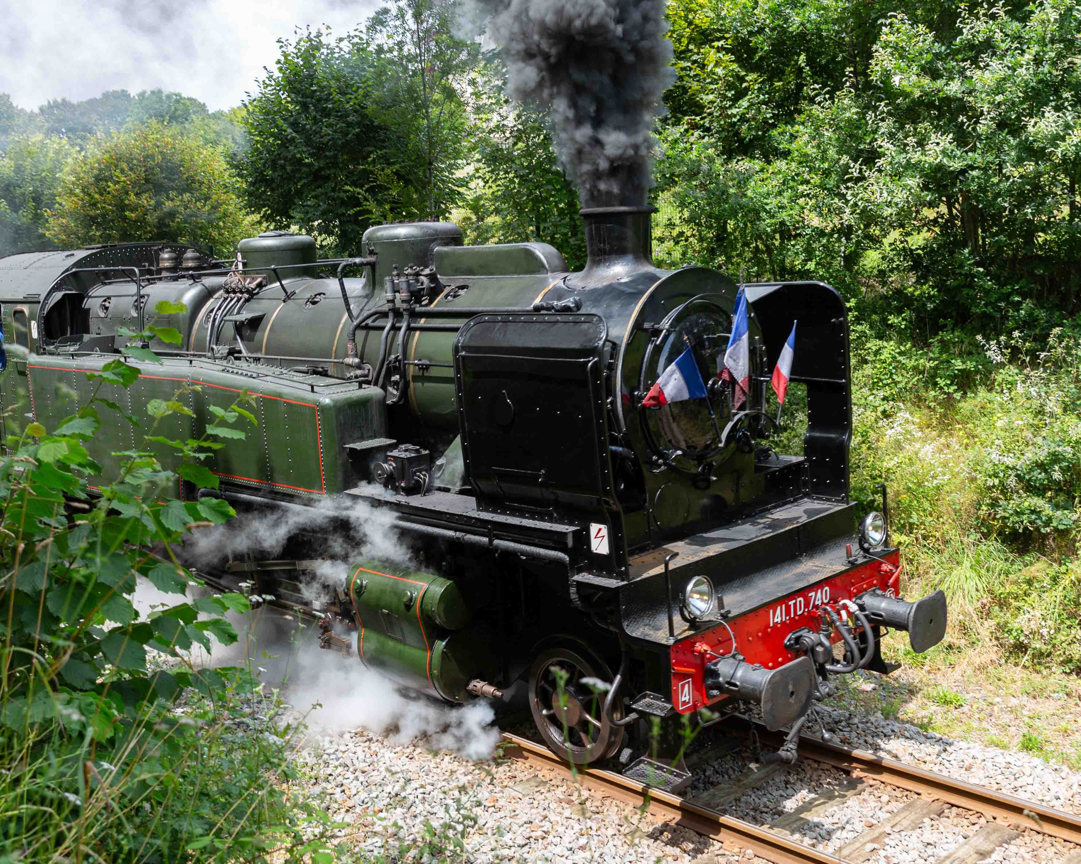 Train touristique à vapeur : Circuit de la Haute vallée de la Vienne - 14 juillet