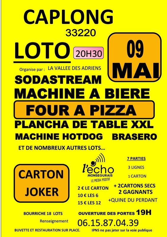 Loto par La Vallée des Adriens, Caplong