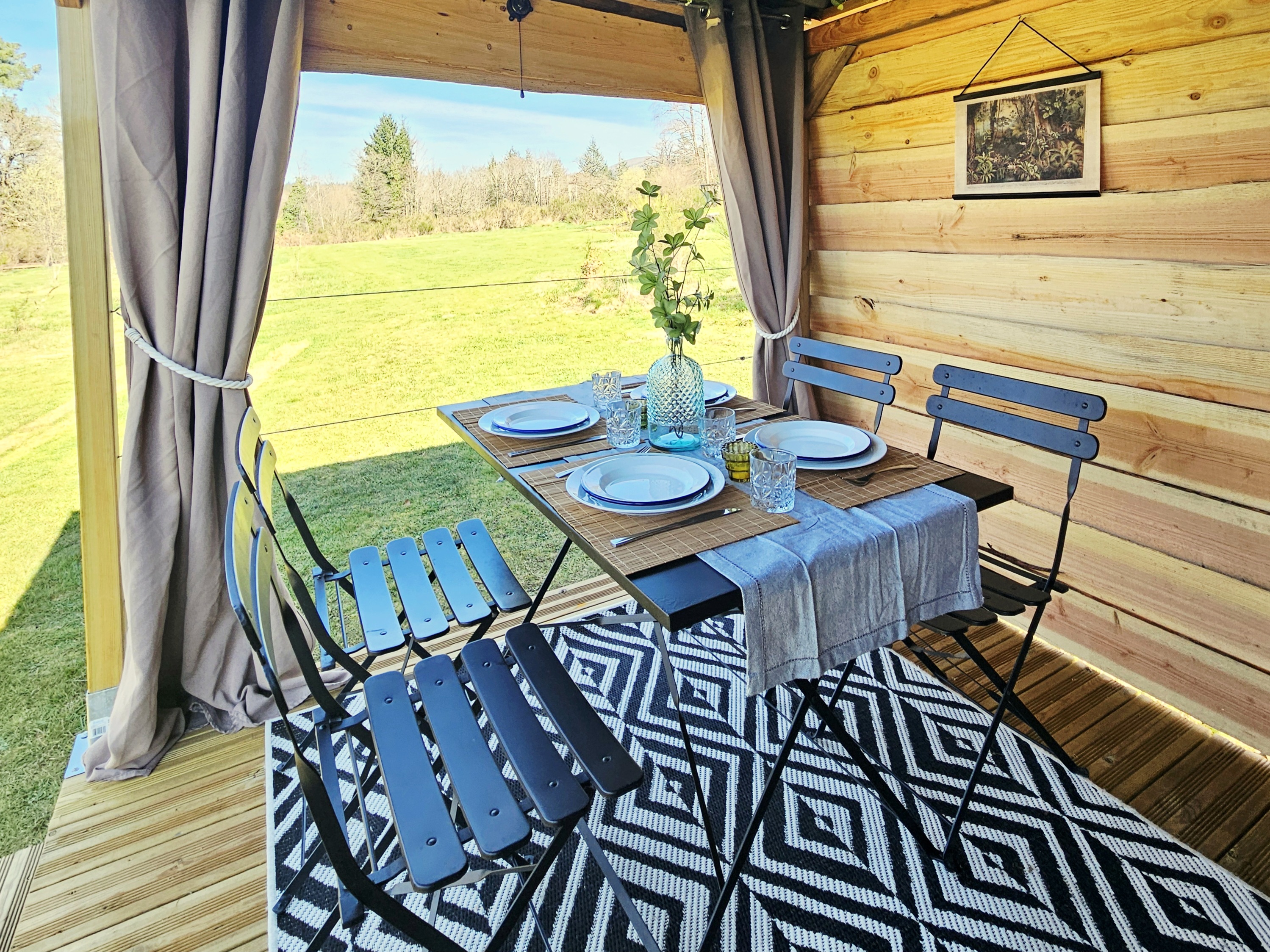 Camping Le Ranch - Tipi de Lotus Nordique, Madranges - photo 7