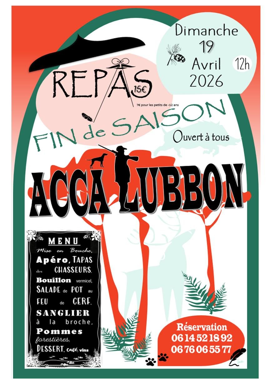 Repas de la chasse — visuel événement